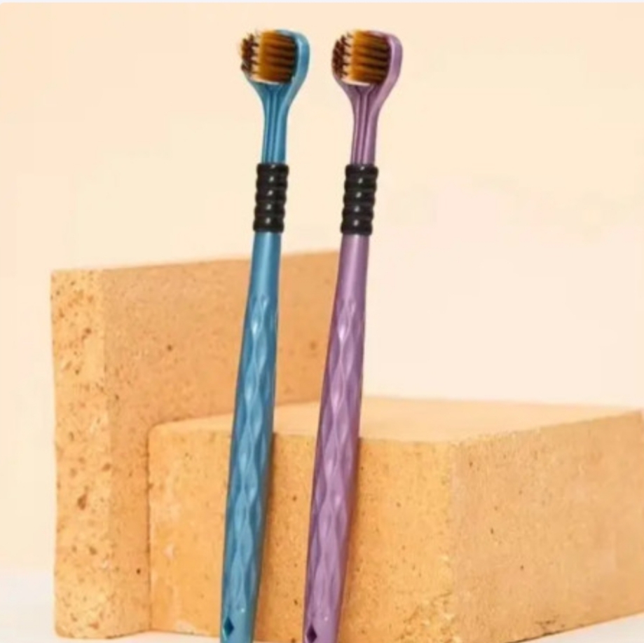 (2 pis) 3-Side Toothbrush set