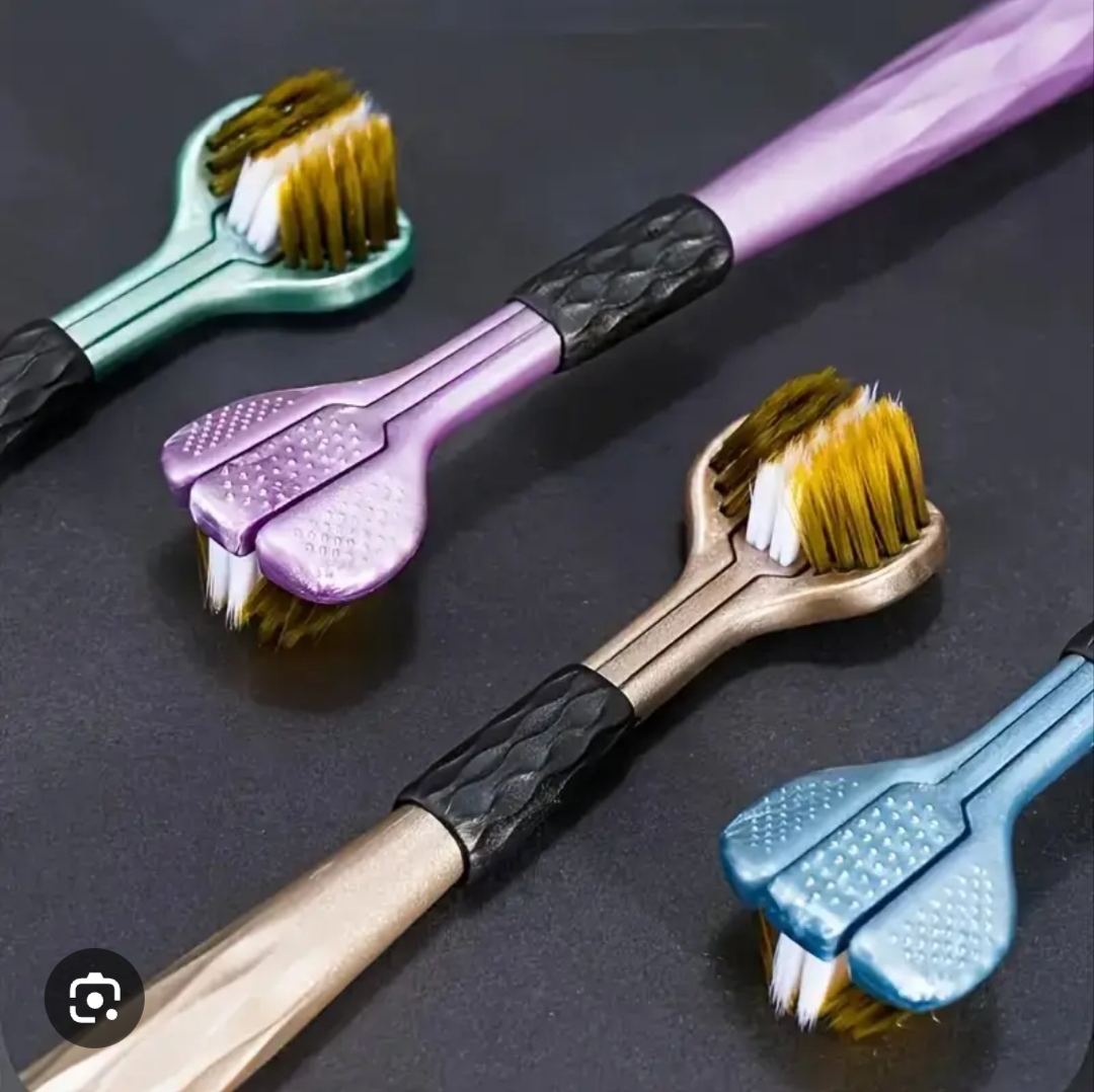 (3 pis) 3-Side Toothbrush set